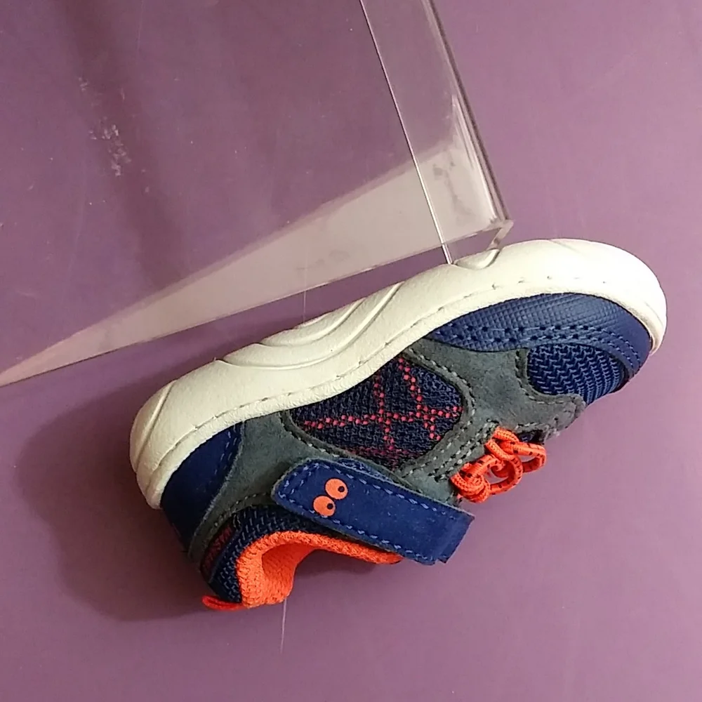 Amputee Baby Boys' Surprize by Stride Rite® Ari LEFT Sneaker - Navy Size 3T